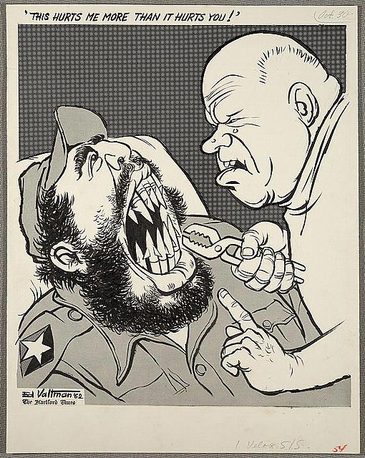 Political Cartoons - The Sputnik Launch and Cuban Missile Crisis - THE